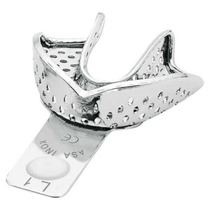 S.S. Impression Tray "PERMA-LOCK" perforated L1 