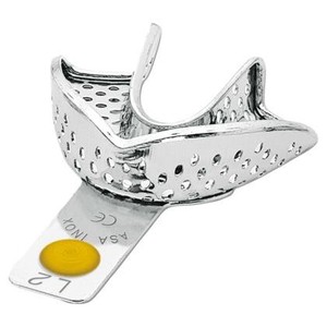 S.S. Impression Tray "PERMA-LOCK" perforated L2 
