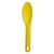 Flexible spatulas in plastic - yellow