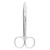 Crown scissors - curved edges cm.10.5