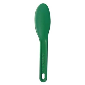 Flexible spatulas in plastic - green